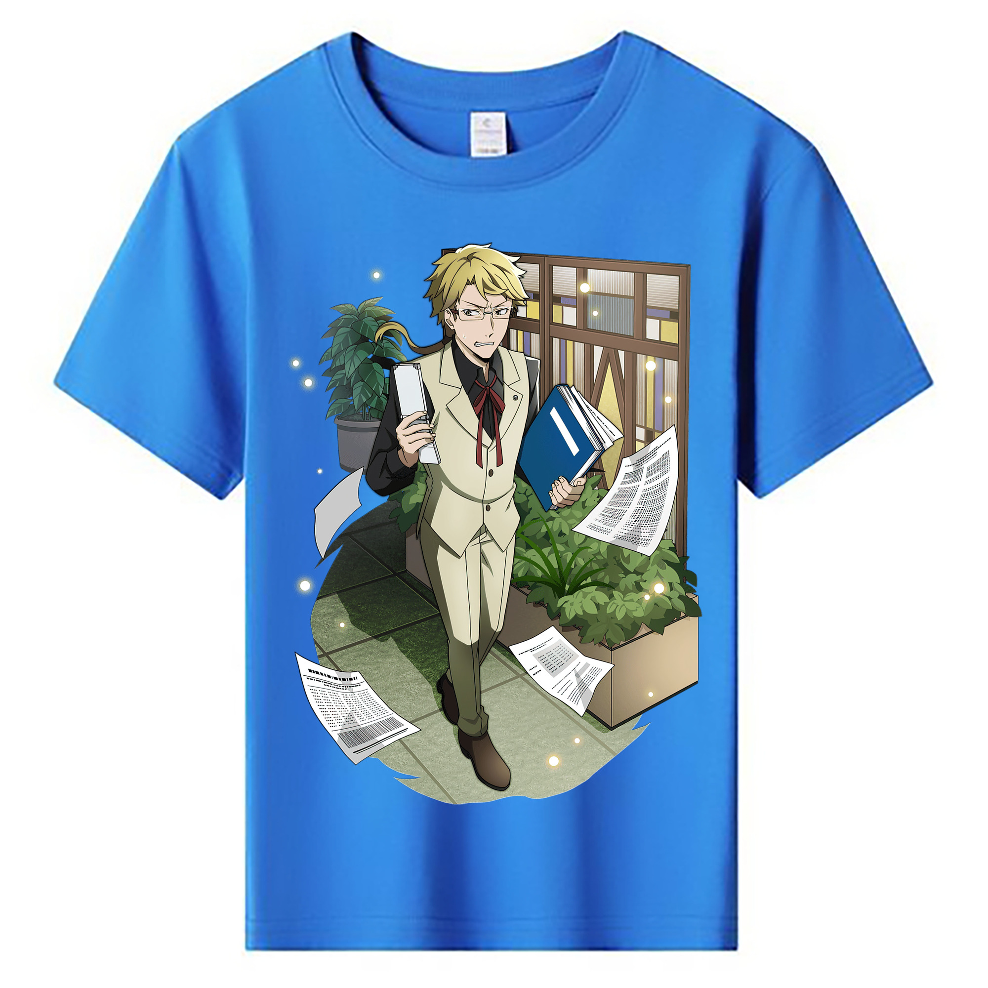 （画像用） 文豪ストレイドッグス Bungo Stray Dogs 綿100％キッズTシャツ（フロントプリント）